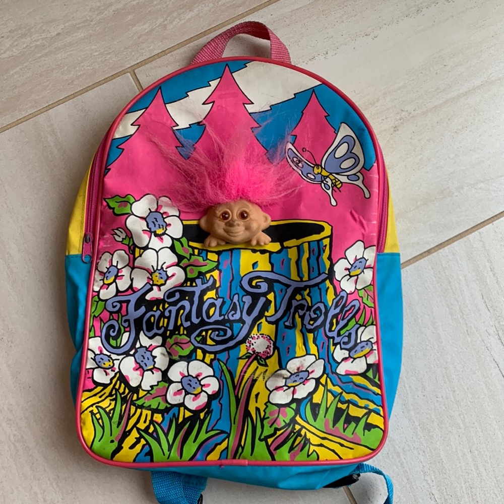 Vintage Fantasy Trolls Backpack